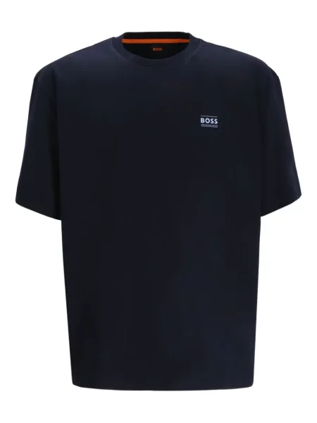 Tricou Boss cu autograf negru