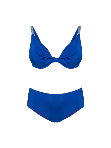 Bikini Fiorella Rubino z kokardką niebieskie