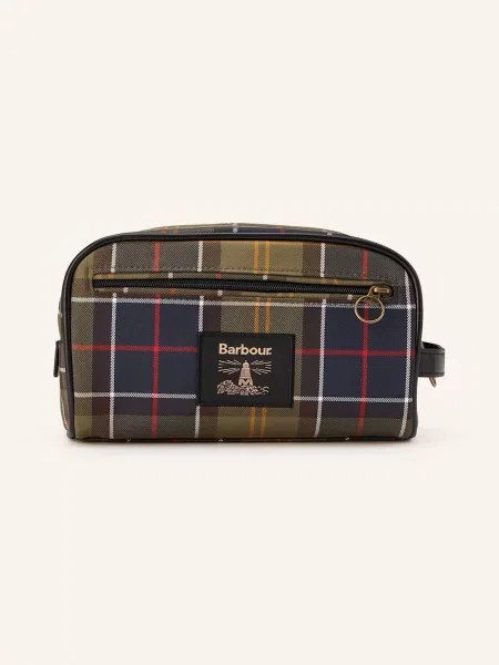 Kosmetický kufřík Barbour zelený