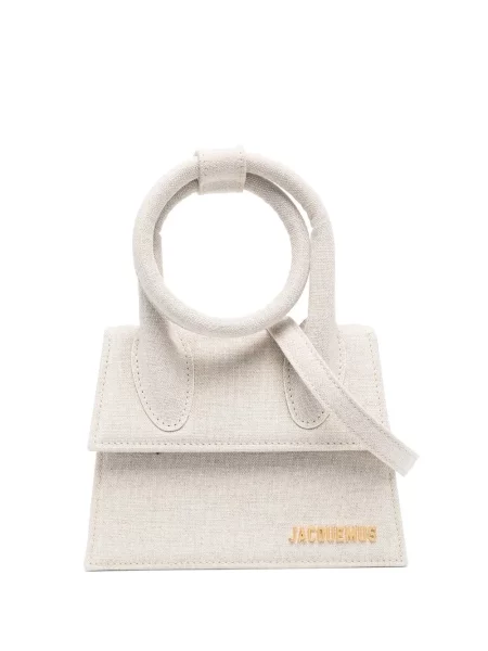 Geantă Jacquemus din canvas