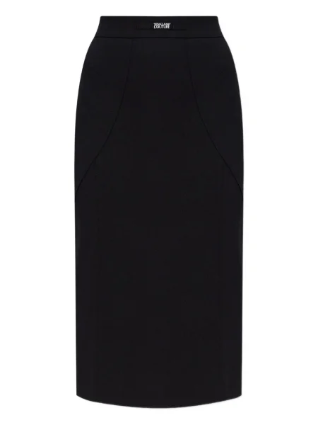 Fustă din denim Versace Jeans Couture negru