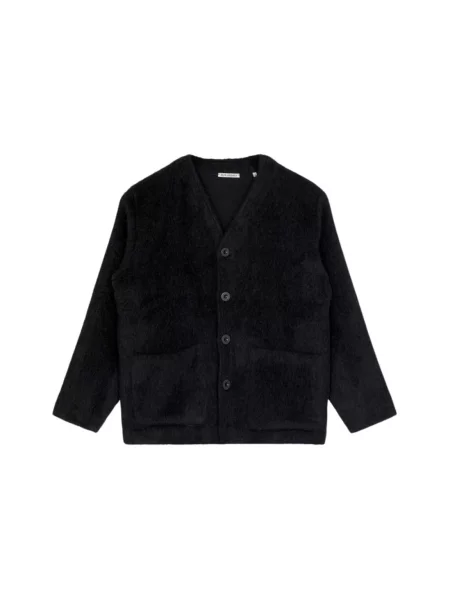 Dzianinowy kardigan Our Legacy klasyczny czarny