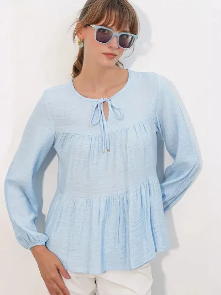 Bigdart Bluza Blusen' plava