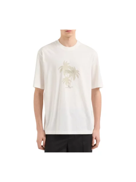 Tricou Eax alb