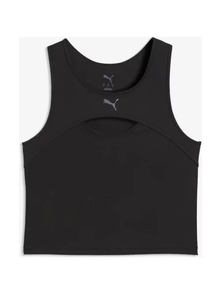 Koszulka bez rękawów Puma Shape Keyhole XS czarny
