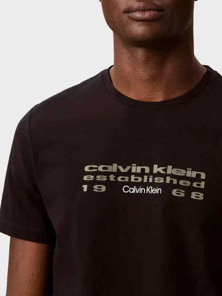 Футболка Calvin Klein Jeans чорна