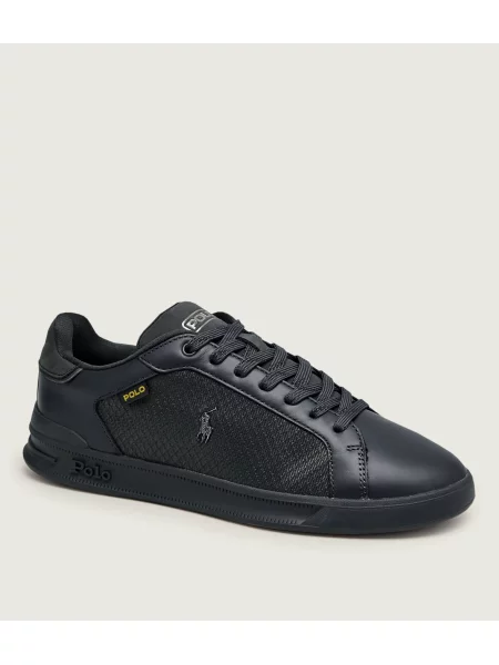 POLO RALPH LAUREN Teniși din piele Heritage Court Utily gri