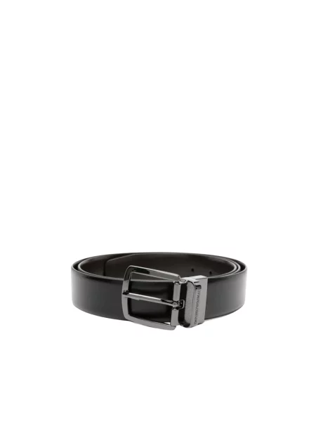 Pasek Emporio Armani czarny