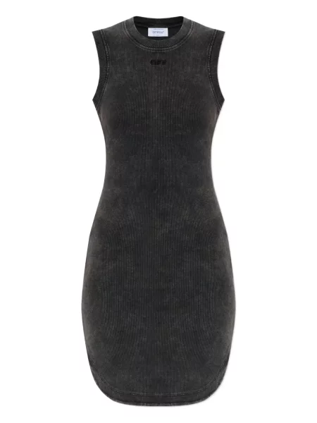 Rochie fără mâneci Off-white fără mâneci de costum alb