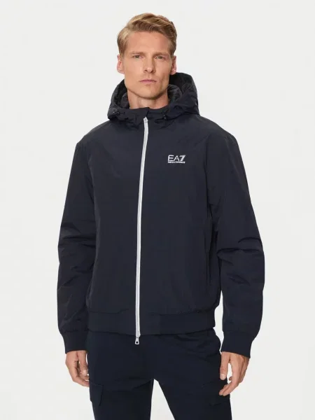 Emporio Armani Prechodná bunda námornícka / biela modrá