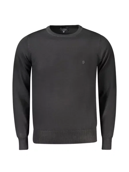 Pulover Coveri Moving cu broderie cu decolteu rotund negru