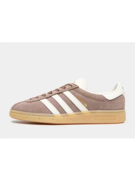Sneakersy Adidas Originals zamszowe brązowe