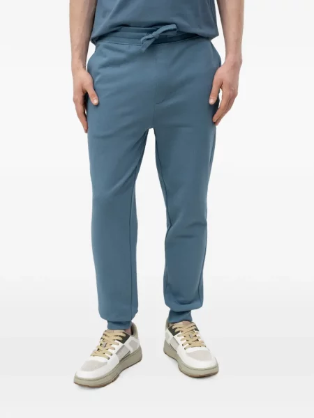 Pantaloni Hugo cu imagine alergare cu cordon albastru