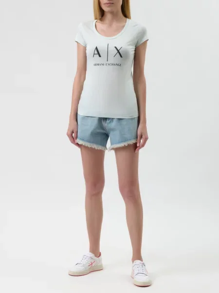 Футболка Armani Exchange зелена