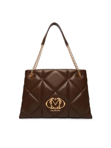 Kabelka Love Moschino hnedá