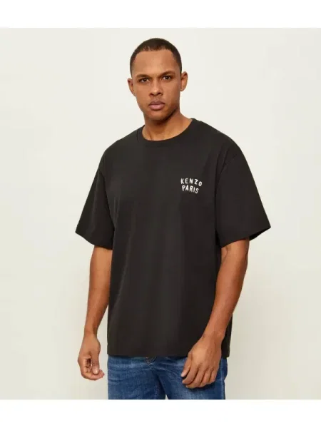 Kenzo Póló BOKE HEART | Oversize fit fekete