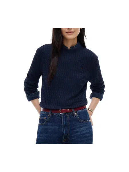Tommy Hilfiger kardigán dámsky modrá