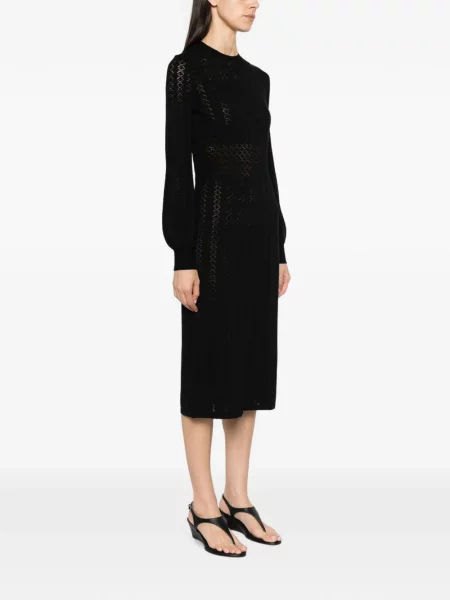 Lung rochie Twinset tricotate negru