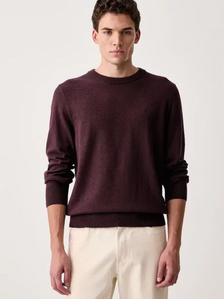Marc O'Polo pulover pentru bărbați cu amestec de lână violet