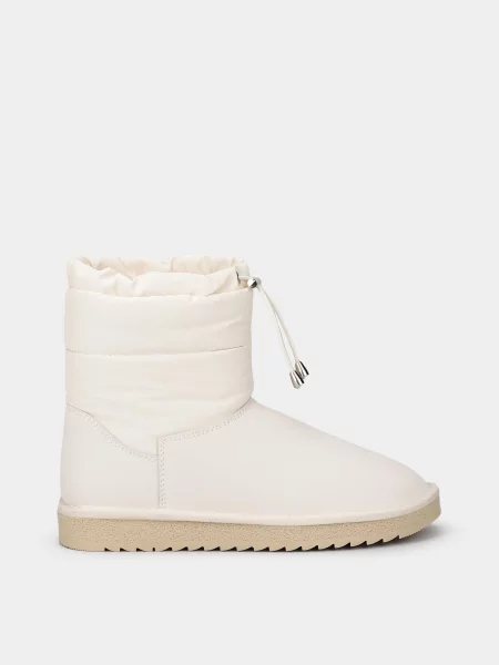 Gunter Чоботи дутики Молочний Штучне хутро