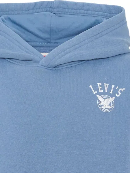 Bluza z kapturem dziecięca Levi's niebieska