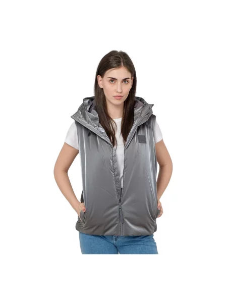 Kamizelka Rains na rzep szara