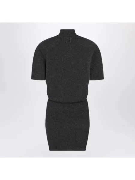 Sukienka Jacquemus wełniana szara