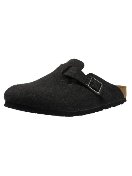 BIRKENSTOCK Papuci de casă Boston gri metalic negru