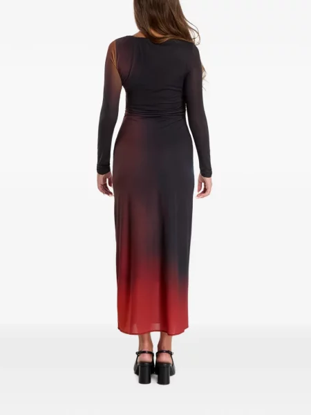 Rochie maxi Desigual cu gradient negru