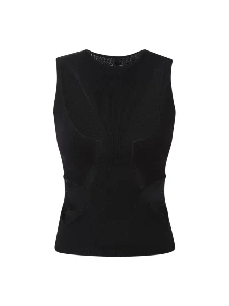 Top Rick Owens wełniany czarny