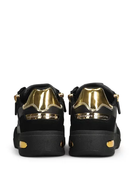 Bőr sneaker Giuseppe Zanotti fekete