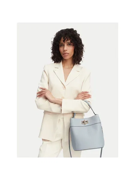 Furla Дамска чанта Amelia M Bucket CN сив