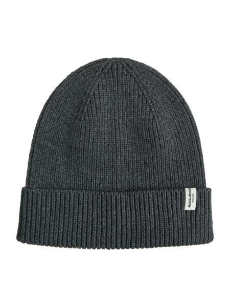 JACK & JONES Čepice JACBRINK tmavě šedá