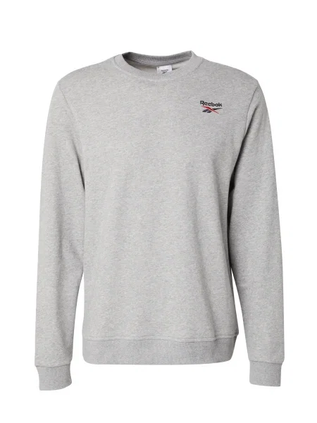 Reebok Mikina Logo Crew sivá