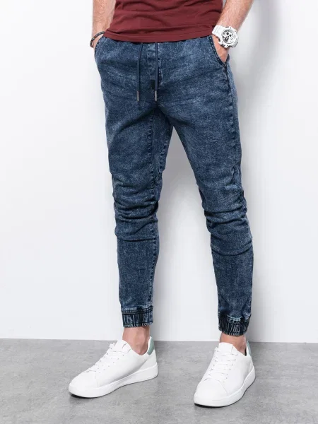 Pantaloni Ombre albastru