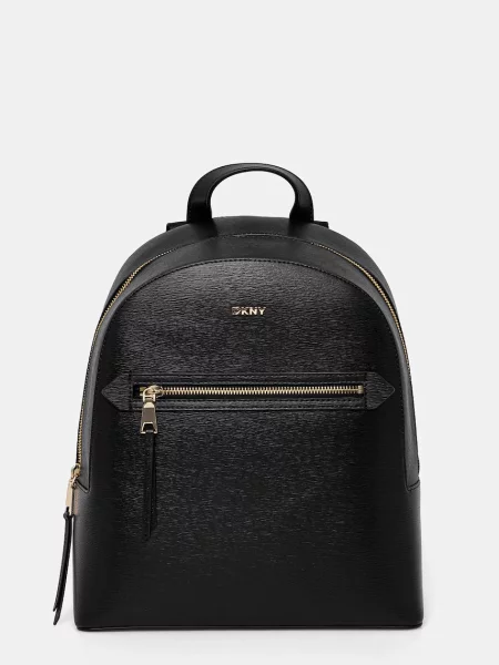 Usnjen nahrbtnik Dkny črna