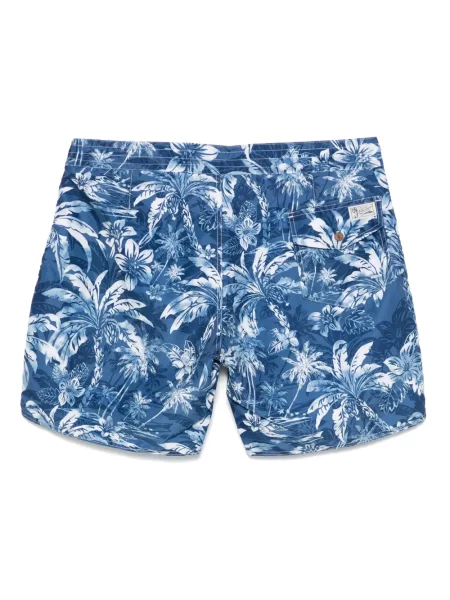Curea Polo Ralph Lauren de in cu broderie albastru