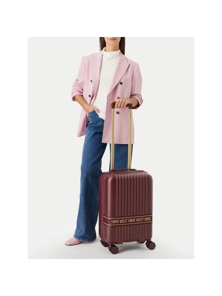 Nine West Kovček za kabino Bordo rdeča
