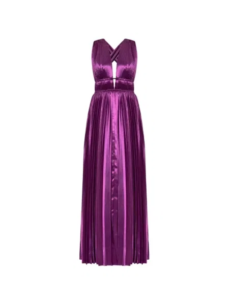 Rochie maxi Ulla Johnson din satin violet
