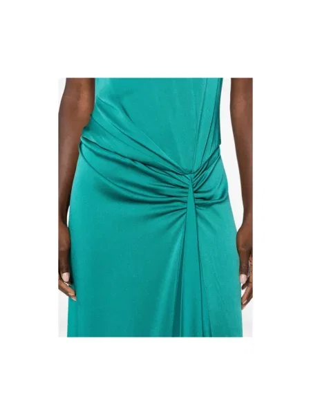 Sukienka maxi Alexander Mcqueen zielona