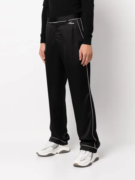 Pantaloni Amiri din satin negru