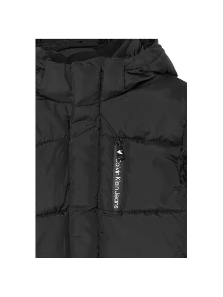 Geacă de blugi copii Calvin Klein Jeans negru