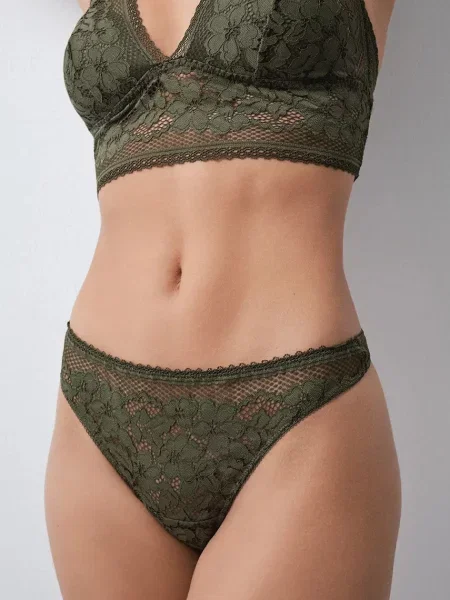 Women'secret tanga zelené