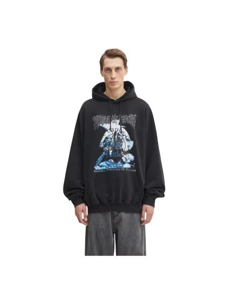 Bluza z kapturem Vetements czarna