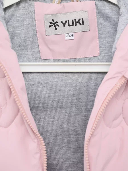 Дитячий Утеплений жилет YUKI рожевий