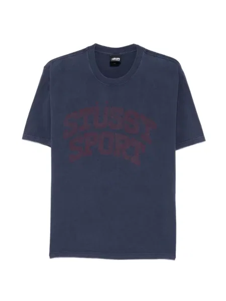 Tricou Stüssy cu imagine albastru