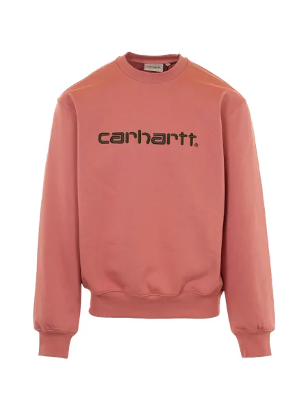 Hanorac Carhartt Wip cu autograf roz