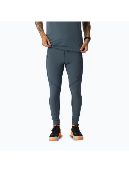 Legginsy do biegania DYNAFIT Ultra Tights cinder niebieskie