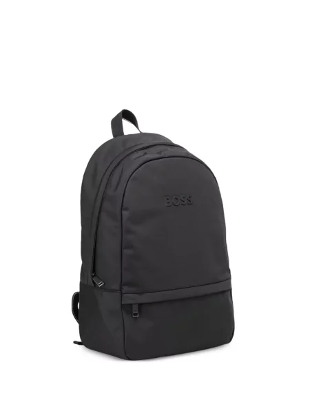 Rucsac Boss cu autograf negru