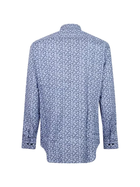 Πουκάμισο Etro με κέντημα paisley μπλε